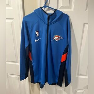 Mens L OKC Basketball Warm up Jacket